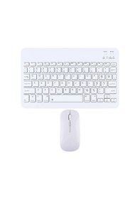 Resim Novstrap Apple Uyumlu iPad Air 13 İnç / Pro 13 M3/m2 Çip 2025-2024 İle Bluetooth Klavye Mouse Seti Beyaz Optik 