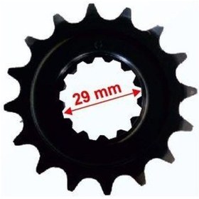 Resim RACING HONDA CBR 600-1000RR UYUMLU ÖN DİŞLİ 525-16T İÇ 30X13 TIRNAKLI ÖM 