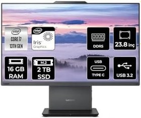 Resim LENOVO ThinkCentre Neo 50a G5 i7 13620H 16GB DDR5 2TB SSD 23.8" FHD FDOS All in One & PER4 Bellek 