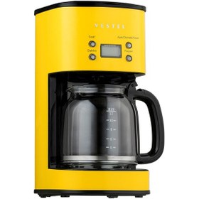Resim Vestel Retro Sarı Filtre Kahve Makinesi 