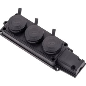 Resim Konza Kauçuk Üçlü Grup Priz 220V 16 A Konza 