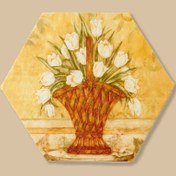 Resim Q-Art Dekoratif Petek Kanvas Tablo - Asorti 