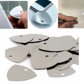 Resim 10 adet Metal telefon açma araçları metal gitar plektrumları telefon tablet pc sökme tamir aracı kiti 