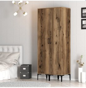 Resim Variant Kumsal 2 Kapılı Ss Gardrop - Ceviz / Ceviz 