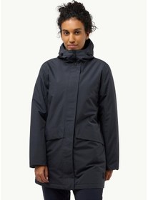 Resim Jack Wolfskin Tempelhop Su Geçirmez Kadın Mont-a60202 Antrasit 