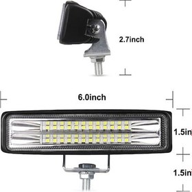 Resim 24 Ledli 72w Metal Kasalı Off Road Sis Farı Arsvision 
