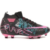 Resim Siyah Fuşya Çoraplı Erkek Krampon Air 600 M 