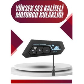 Resim Intercom Bluetooth Kask Kulaklık Motosiklet Kulaklık 5.0 Bluetooth-37356 