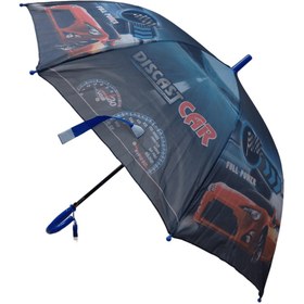 Resim BLUEST SHOP Araba Desenli Çocuk Şemsiyesi Düdüklü 