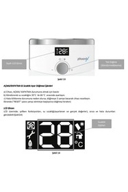 Resim Eca (Baca Dahil) Phoenix 11 Lt. Doğalgazlı Hermetik Şofben 