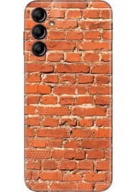 Resim Cekuonline Samsung Galaxy A24 Kılıf Silikon Desenli Resimli Uv Kapak Tuğla Duvar 