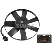 Resim SWAG 99914748 Fan Motoru Buyuk Olan (150 80W 345Mm) Bora Bcb Polo A3 Tt Cordoba Ibiza IV Leon Toledo II Fabia 1J0959455B (WA754757) 