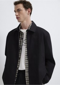 Resim Mavi - Fermuarlı Siyah Gömlek 0211883-900 Siyah 