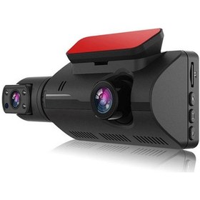 Resim Mufunye 1440p Dvr Dash Kamera Ön Ve İç Çift Kamera Araba Dash Kamerası 3.5 İnç Ips Ekran Sürüş Kaydedici Gece Görüşlü 170 Geniş Açı G-sensör Park Monitörü Döngü Kaydı 