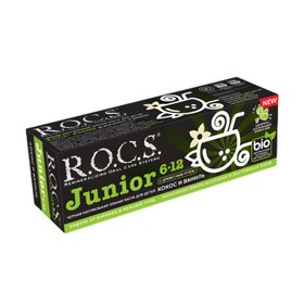 Resim Rocs Junior 6-12 Yaş Hindistan Cevizi Aromalı Diş Macunu - 6-12 Yaş 