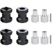 Resim Kosona 1/10 Rc Araçlar İçin 15mm Genişletilmiş Alüminyum Kombinasyon Aksesuarı - Siyah 