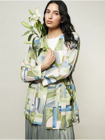 Resim LC Waikiki LCW Modest Şal Yaka Desenli Oversize Kadın Kimono 