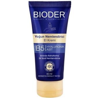 Bioder Yoğun Nemlendirici El Kremi 50 ml - Vitamin B5 & Hyalüronik Asit Fiyatı ve Özelliklerı - Badem