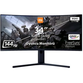 Resim Xiaomi Mi Curved BHR4269Gl 34" 144Hz 4ms (Hdmi +Display) Freesync Wqhd Led Monitör 