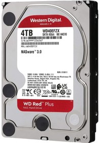 Resim Wd Red Plus, Wd40efzx, 3.5&quot , 4tb, 128mb, 5400 Rpm, 7/24 Güvenlik-nas-server, Hdd-118517 