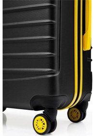 Resim Louisiana Polo Büyük Boy Valiz 4x2 Teker Siyah 1168 Siyah 