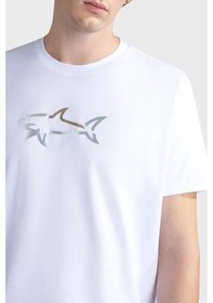Resim Paul & Shark Erkek T Shirt 24411085 010 Beyaz Beyaz 