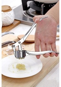 Resim Nishev Sarımsak Ezici / Paslanmaz Çelik Sarımsak Ezeceği - Sarımsak Sıkacağı 