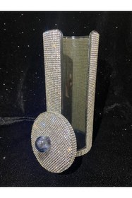 Resim Lüks Taş Makyaj Organizeri [taşlı Pamukluk ] 