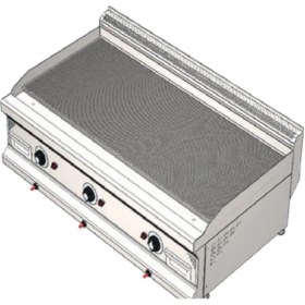 Resim CSA Karacasan 900 Seri Set Üstü 120 cm Elektrikli Tam Kanallı Izgara 120x90x85Cm 