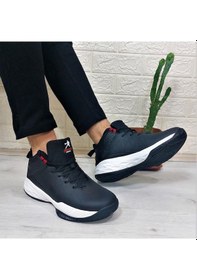 Resim Jump 28652 Siyah-beyaz Boğazlı Basket Spor Ayakkabı Siyah - Beyaz 