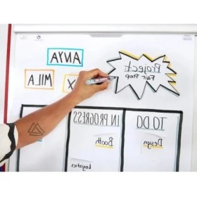 Resim Hakay Flipchart Efekt Markörü, Açık Mavi, Esnek Fırça Uçlu 
