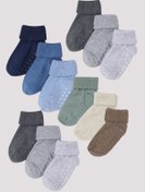 Resim MEM SOCKS Kaydırmaz Bebek Çorabı 12'li 