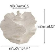 Resim Gebibd Seramik Mercan Vazo, Bej Mat, Kuru Çiçek Vazo, Nordic Sanat, 1 Adet 1 Adet 