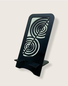 Resim RetroLazer Ahşap Telefon Tutucu Şarj Standı 