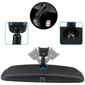 Resim Gmax İç Dikiz Aynası Üniversal Mandallı Nova Tip Yapıştırıcı İle Birlikte GLZ00504009 Siyah Fx-N07 SY-221 