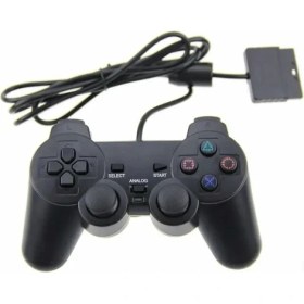 Resim Kepang Sony Ps2 Playstation2 Için Siyah Kablolu Denetleyici Oyun Kumandaları Çift Şok Konsolu Video Oyunu Joystick Oyun Kumandaları Uzun Kablo Joypad Dropship (Yurt Dışından) 