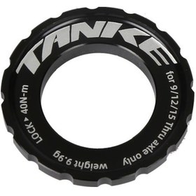 Resim Hafif Karbon Fiber Bisiklet Göbek Kilidi Adaptörü - 9/12/15/20mm Aks 