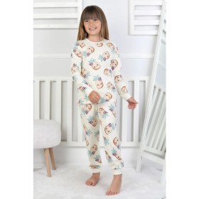 Resim Cute Ananas Desenli Kız Çocuk Pijama Takımı 