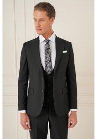 Resim Efor Tk 904 Slim Fit Siyah Spor Takım Elbise Siyah 