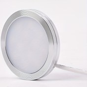 Resim Ultra-İnce LED Dolap Işığı, Ev, Karavan ve Şarap Dolabı için Alüminyum Yuvarlak Puck Işık - Beyaz, Vidalı Montaj, 36V veya Altında, Çok Amaçlı Aydınlatma Armatürü, Dolap Altı Işık | Modern Puck Işık | Dayanıklı LED Işık, Dolaplar İçin Işıklar 