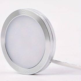 Resim Ultra-İnce LED Dolap Işığı, Ev, Karavan ve Şarap Dolabı için Alüminyum Yuvarlak Puck Işık - Beyaz, Vidalı Montaj, 36V veya Altında, Çok Amaçlı Aydınlatma Armatürü, Dolap Altı Işık | Modern Puck Işık | Dayanıklı LED Işık, Dolaplar İçin Işıklar 