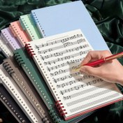 Resim Notlar ve Müzik Notasyonu için Mükemmel - Pastel Renkler, Kolay Sayfa Çıkarma Özellikli 60 Yapraklı B5 Gevşek Yapraklı Müzik Defteri | Pastel Renkli Defterler 