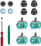 Resim Playstation 5 DualSense Kablosuz Denetleyici ile Uyumlu Yedek Thumbsticks 3D Joystick Modülü Parçaları Analog Kapaklar Sony PS5 Denetleyici ile Uyumlu 4 adet 