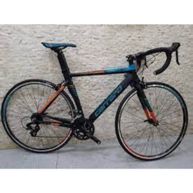 Resim Carraro Race 012 28 Jant Aero 520h 14-v Mat Sıyah-turkuaz-turuncu 