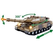 Resim Sür Gitsin Sesli Işıklı Sarı Askeri Tank 