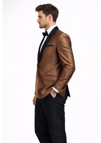 Resim Fabio Cassel Erkek Damatlık Slim Fit Takım Elbise Vizon 