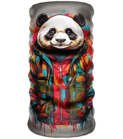 Resim Bebo Store Extreme Outdoor Spor , Motorcu Ve Bisiklet Kullananlara Özel Desenli Buff Boyunluk Bandana Balaklava Panda-207 Çok Renkli 