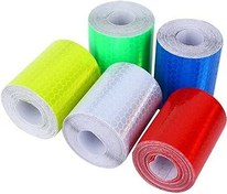 Resim Feegow for Yansıtıcı Bant, 100 cm* 5 cm Kendinden Yapışkanlı Su Geçirmez Reflektör Savaş ning Bant Araba Kamyon Motosiklet Tekne Bisiklet Römork Karavan Dengesi (Yeşil) 