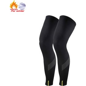 Resim Liangduo Shop Turuncu Tarzı Xl Boyutu Raudax Yüksek Esneklik ve Yüksek Kış Sıcak Polar Bisiklet Kol Isıtıcıları Kış Mtb Spor Bisiklet Kollu Bisiklet Bacak Isıtıcı (Yurt Dışından) 