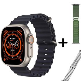 Resim NS Store H11 Hello Watch Ultra 2 Metal Ve Alpine Loop Kordon Hediyeli Upgrade Version Akıllı Saat 